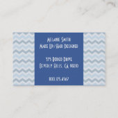 Salon Friseur Female & Tools Business Card Visitenkarte (Rückseite)