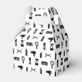 Salon & Friseur Muster CUSTOM FARBE Geschenkschachtel (Vorderseite)