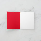 SALON - Friseur-Schere Feiertagskarte (Innenseite)