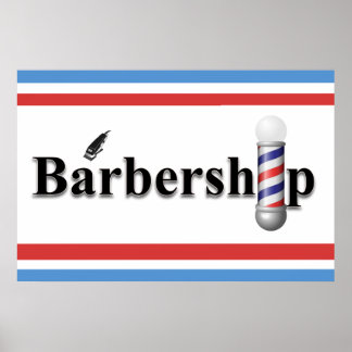 Salon-Friseur-Shop-Schilder Plakate Friseurstange 