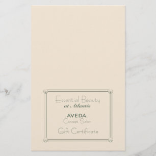 Salon-Geschenkgutschein (DIY-Faltung) Flyer