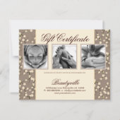 Salon Gift Card Cherry Blossom Blumenkrebs Foto (Vorderseite)