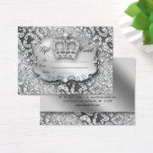 Salon Gift Card Juwelier Leopard Silver Crown (Schreibtisch)