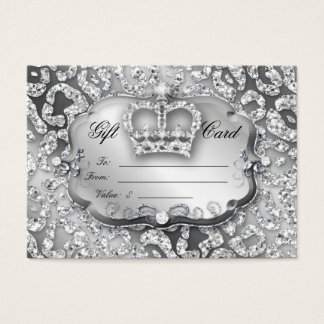 Salon Gift Card Juwelier Leopard Silver Crown