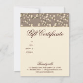 Salon Gift Card Kirsche Blossom Blumenkrebs (Rückseite)