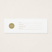 Salon Gift Card Minimalistisch Modern (Rückseite)