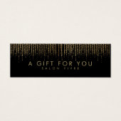 Salon Gift Card Minimalistisch Modern (Vorderseite)