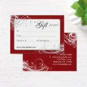 Salon Gift Card Wellness-Center Blumenkohl Wirbel  (Schreibtisch)