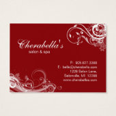 Salon Gift Card Wellness-Center Blumenkohl Wirbel  (Rückseite)