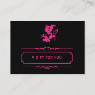 Salon Gift Certificate (Deep Pink) Rabattkarte