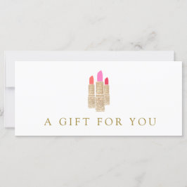 Salon Gold Sequin Lipstick - Geschenkzertifikat 2