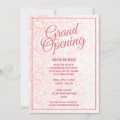 Salon Grand Opening| Open House Beauty Wellness-Ce Einladung (Vorderseite)