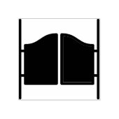 Salon Gummistempel (Prägung)