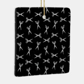 Salon Hair Scheren Print Pattern Barber Shears Keramikornament (Rechts)
