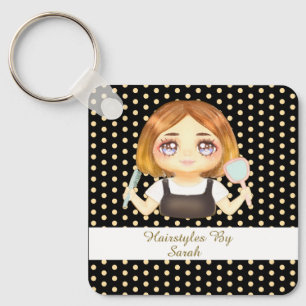 Salon Hairstylist Schlüsselanhänger