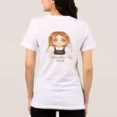 Salon Hairstylist Tri-Blend Shirt (Rückseite)