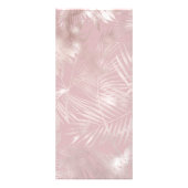 Salon-Imitat-Folie tropische Rackkarten Werbekarte (Hinten)