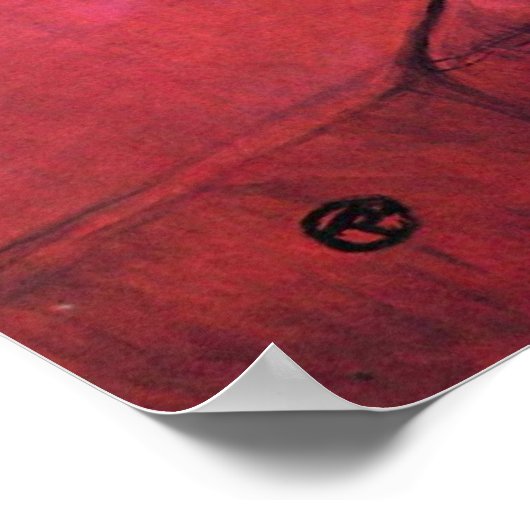 Salon in der Rue de Moulins von Toulouse-Lautrec Poster (Ecke)