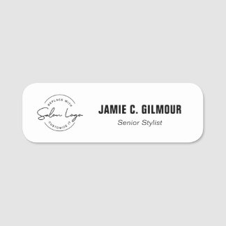 Salon individuelles Logo Mitarbeiter Magnet oder S Namensschild