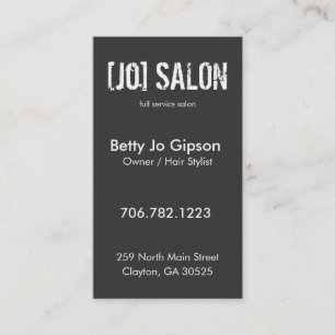 Salon-Inhaber-Stylist Visitenkarte