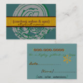 Salon-Karte Visitenkarte (Vorne/Hinten)