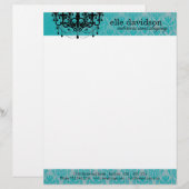 Salon-Leuchter-Briefkopf Briefkopf (Vorne/Hinten)