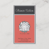 Salon Loyalty Business Card Stamp Card Treuekarte (Rückseite)