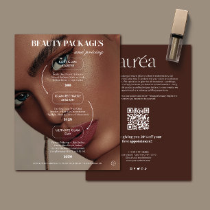 Salon-Make-up-Aktionspreise Flyer