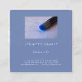 Salon Makeup Elegante Beruflicher Platz Luxus Quadratische Visitenkarte (Vorderseite)