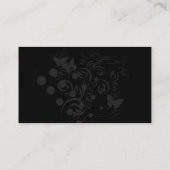 Salon-Maskenbildner-Visitenkarte Visitenkarte (Rückseite)