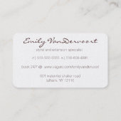 SALON MEO VISITENKARTE (Rückseite)