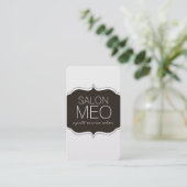 SALON MEO VISITENKARTE (Stehend Vorderseite)