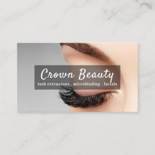 Salon Microblading, Augenbrauen, Permanent Make-up Visitenkarte