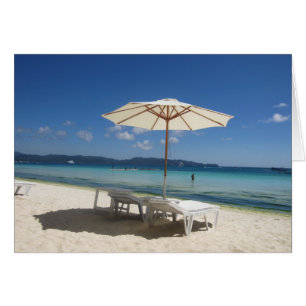 Salon mit weißem Schirm