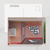 Salon Mural auf Route 66, New Mexico Postkarte (Vorne/Hinten)