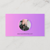 Salon Nail Techniker Visitenkarte (Rückseite)