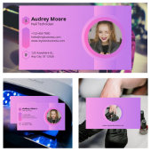 Salon Nail Techniker Visitenkarte