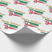 Salon oder Stylist Weihnachten Geschenkpapier (Ecke)