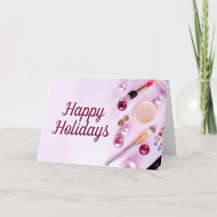 Salon oder Wellness-Center Weihnachts-/Feiertagska Feiertagskarte