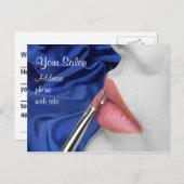 Salon Postcard, Vorlage Postkarte (Vorne/Hinten)