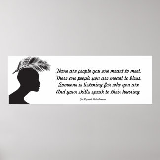 Salon Poster Motivierend