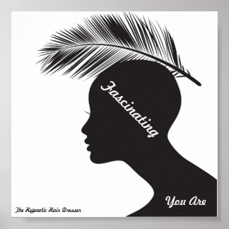 Salon Poster - Primer Der hypnotische Haartrockner