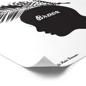 Salon Poster Priming Words Hypnotic Haar Dresser (Ecke)