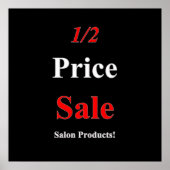 Salon Product Poster Matte (Vorne)