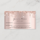 Salon Referenzen Karte Spark Makeup Lashes (Rückseite)