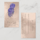 Salon Referenzkarte Pearl Makeup Lash Friseur Empfehlungskarte (Vorne/Hinten)