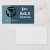 Salon, SchmetterlingsFaces oder Therapeut-Logo Visitenkarte (Vorne/Hinten)