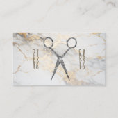 Salon Scissors | BUTTONE | Marmor Terminkarte (Vorderseite)