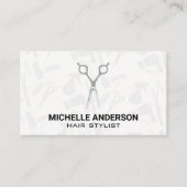 Salon Scissors | Hair Stylist Barber Terminkarte (Vorderseite)