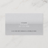 Salon Scissors Visitenkarte (Rückseite)